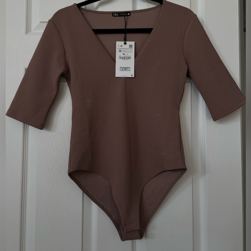 Zara V-Neck Bodysuit